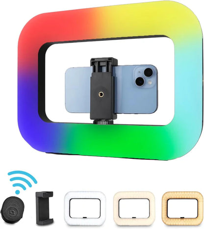 Anillo de luz de vídeo rectangular