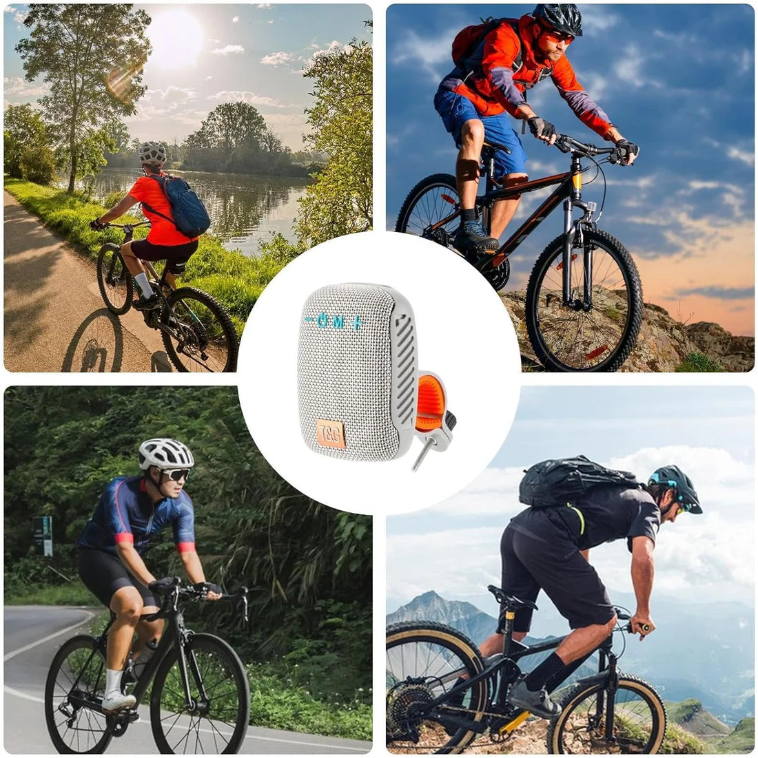 Altavoz Bluetooth portátil para ciclismo