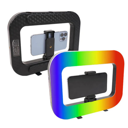 Anillo de luz de vídeo rectangular