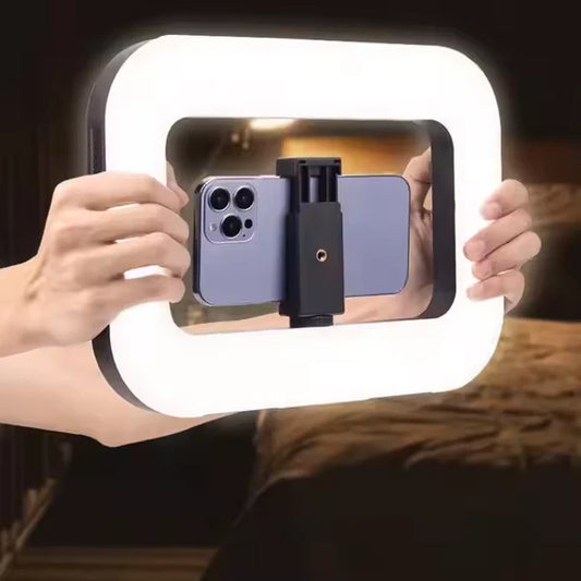 Anillo de luz de vídeo rectangular