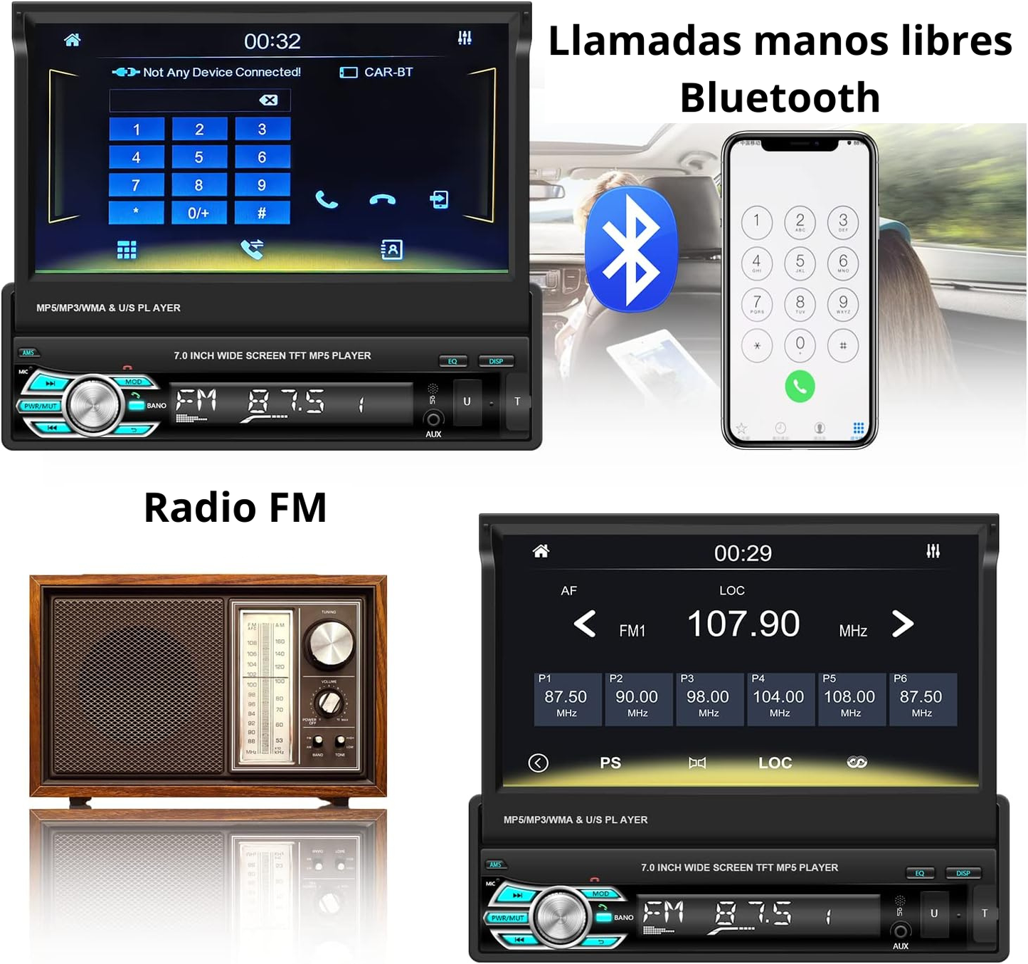 Radio táctil